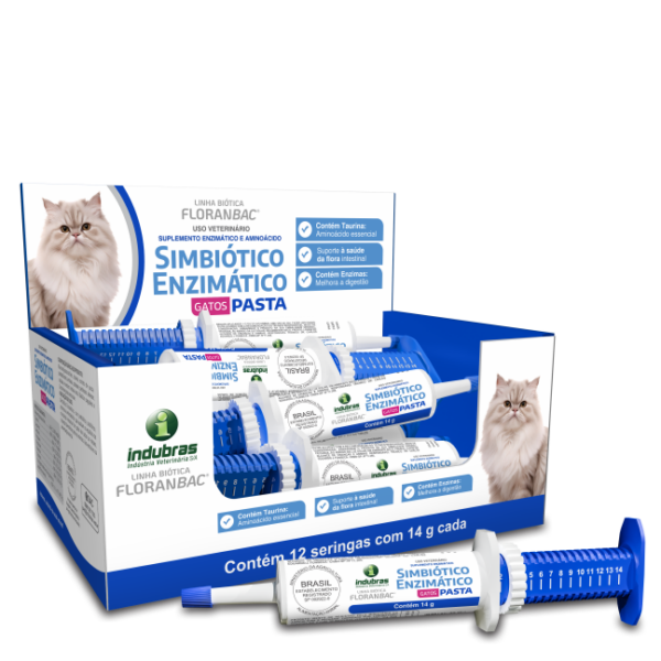 Simbiótico Enzimático Gatos Pasta - Indubras